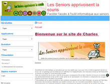 Tablet Screenshot of lesseniorsapprivoisentlasouris.com